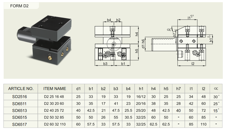 Цанговый патрон VDI B-2-20 D2 Цанговый патрон VDI B-2-20 D2